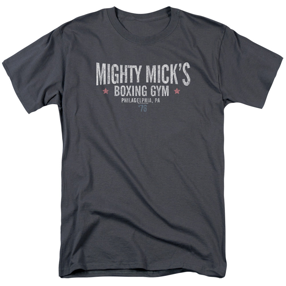 Rocky Mighty Micks Boxing Gym Mens T Shirt Charcoal Officially Licensed