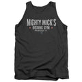 Rocky Mighty Micks Boxing Gym Mens Tank Top Shirt Charcoal Officially Licensed