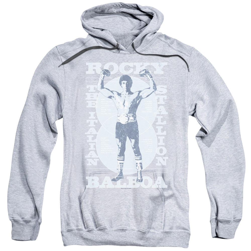 Rocky Gun Show Mens Hoodie Athletic Heather Officially Licensed