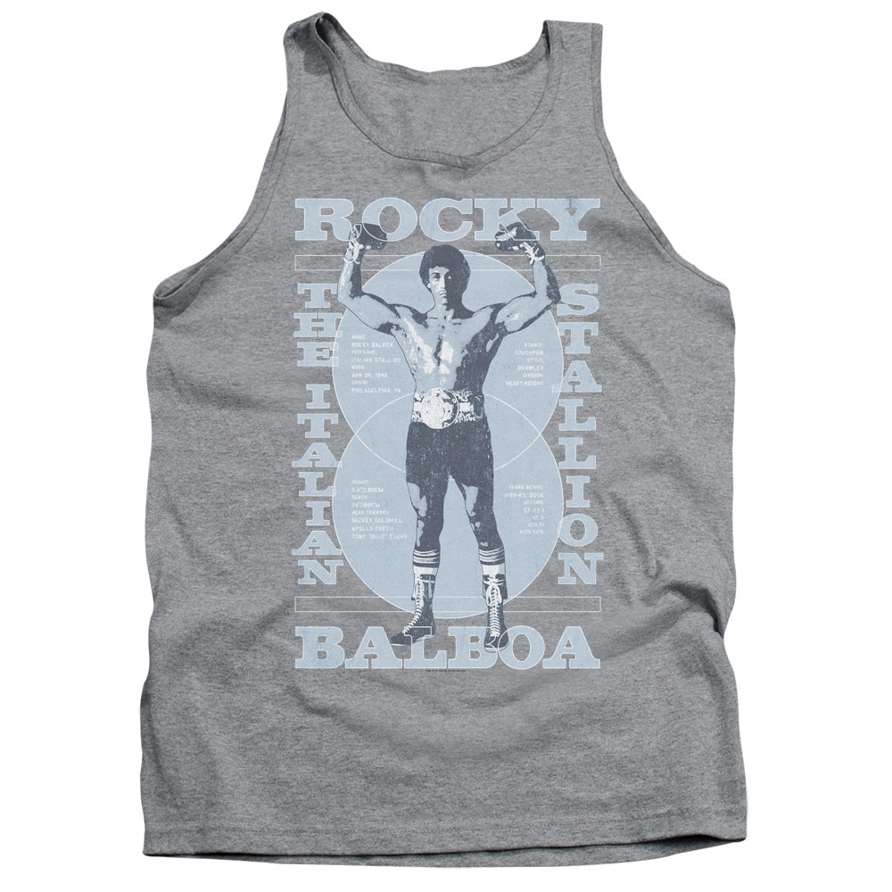 Rocky Gun Show Mens Tank Top Shirt Athletic Heather Officially Licensed