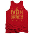 Rocky Iv Drago Break Mens Tank Top Shirt Red Officially Licensed
