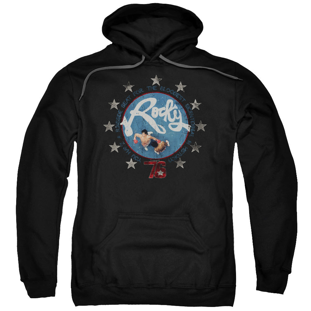 Rocky Bloodiest Bicentennial Mens Hoodie Black Officially Licensed