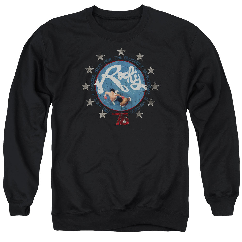 Rocky Bloodiest Bicentennial Mens Crewneck Sweatshirt Black Officially Licensed