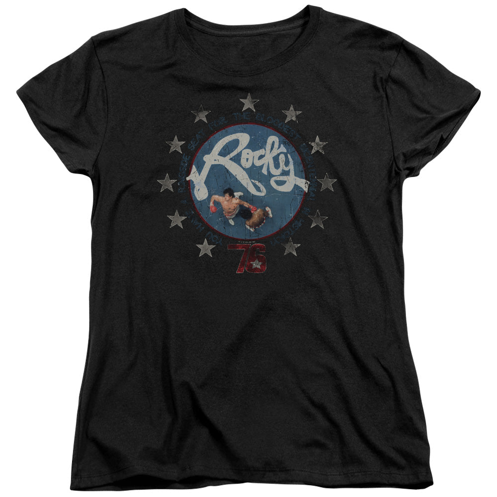 Rocky Bloodiest Bicentennial Womens T Shirt Black Officially Licensed