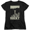 Rocky Silhouette Womens T Shirt Black Officially Licensed