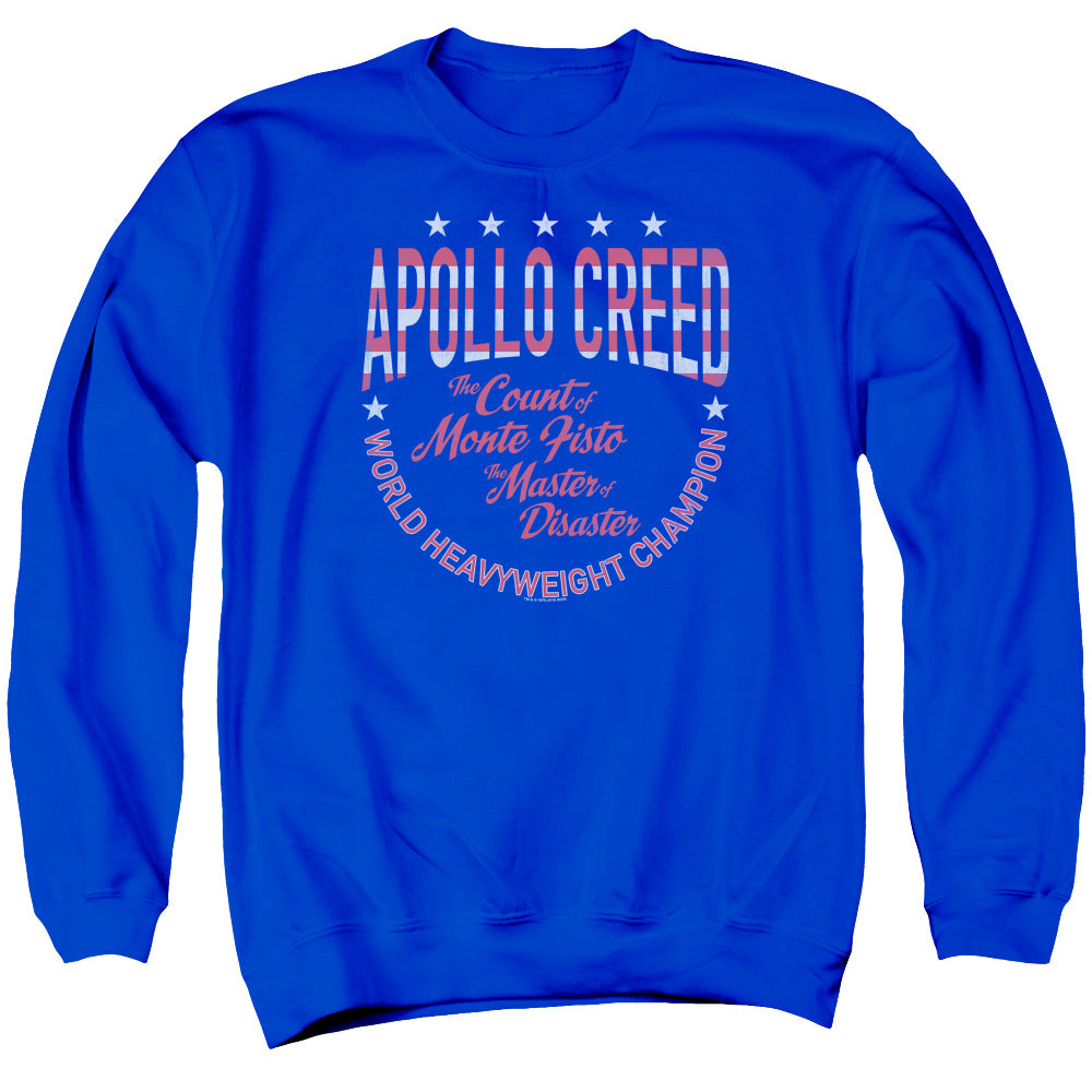 Rocky Count Of Monte Fisto Mens Crewneck Sweatshirt Royal Blue Officially Licensed