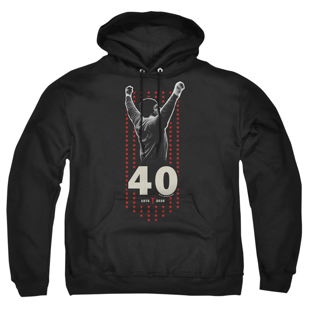 Rocky Stars Mens Hoodie Black Officially Licensed