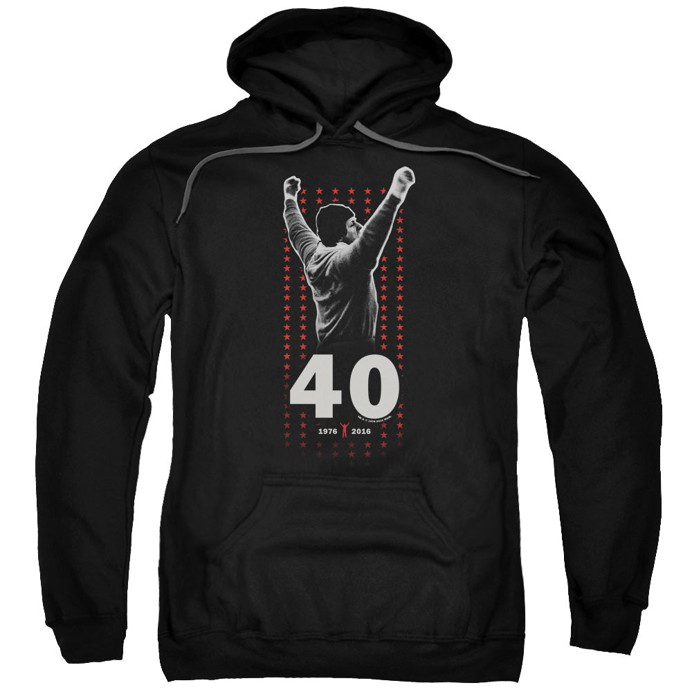 Rocky Stars Mens Hoodie Black Officially Licensed