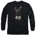 Rocky Stars Mens Long Sleeve Shirt Black Officially Licensed Officially Licensed