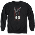 Rocky Stars Mens Crewneck Sweatshirt Black Officially Licensed