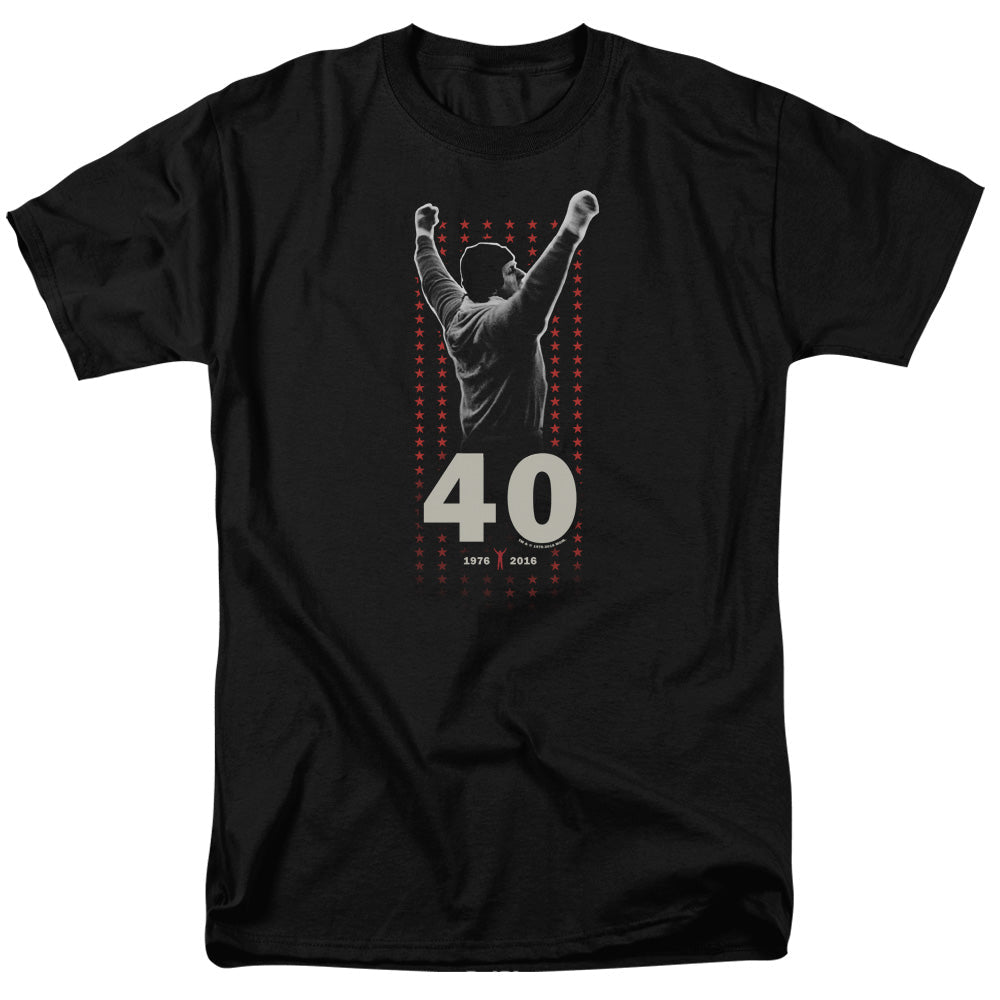 Rocky Stars Mens T Shirt Black Officially Licensed