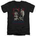Rocky Going The Distance Mens Slim Fit V-Neck T Shirt Black Officially Licensed