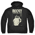 Rocky The Hero Mens Hoodie Black Officially Licensed