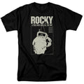Rocky The Hero Mens T Shirt Black Officially Licensed