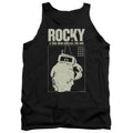 Rocky The Hero Mens Tank Top Shirt Black Officially Licensed