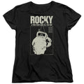 Rocky The Hero Womens T Shirt Black Officially Licensed