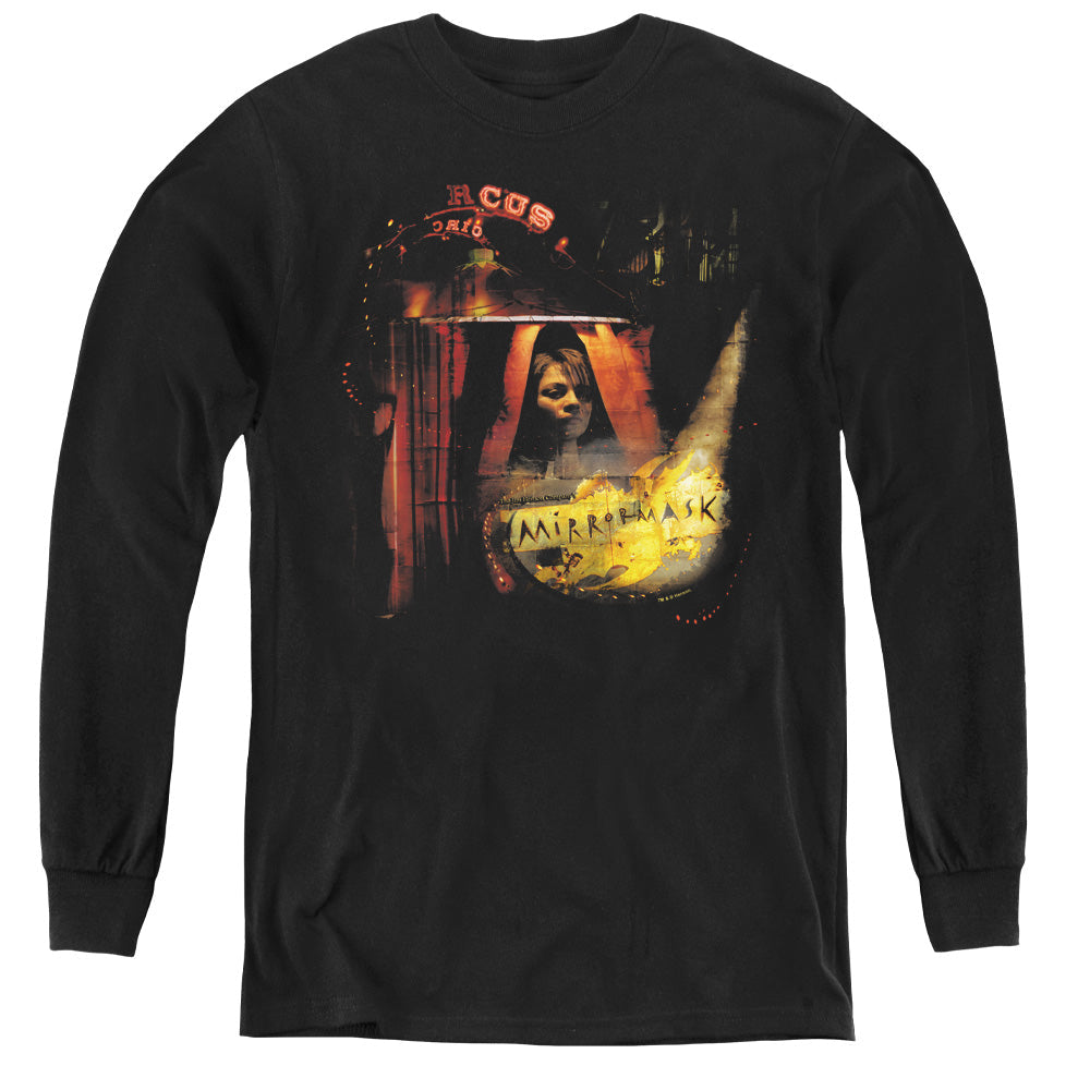 Mirrormask Big Top Poster Long Sleeve Kids Youth T Shirt Black Officially Licensed