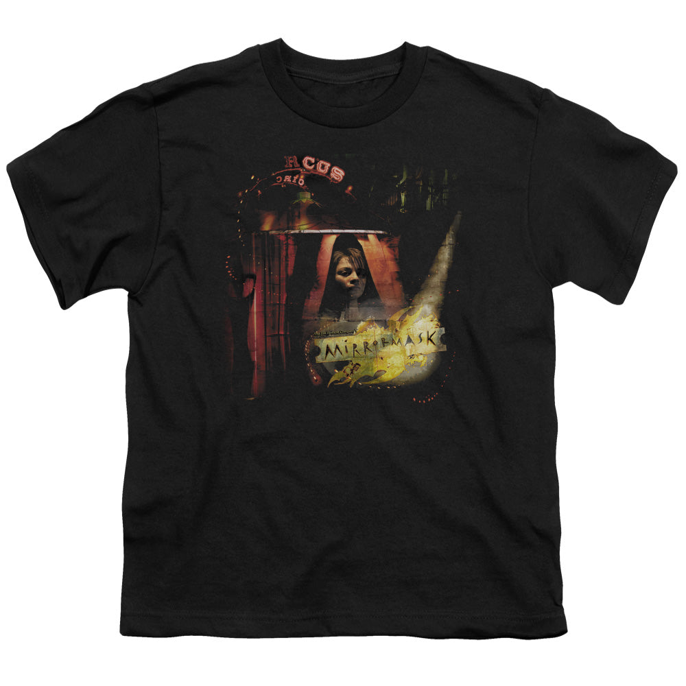 Mirrormask Big Top Poster Kids Youth T Shirt Black Officially Licensed