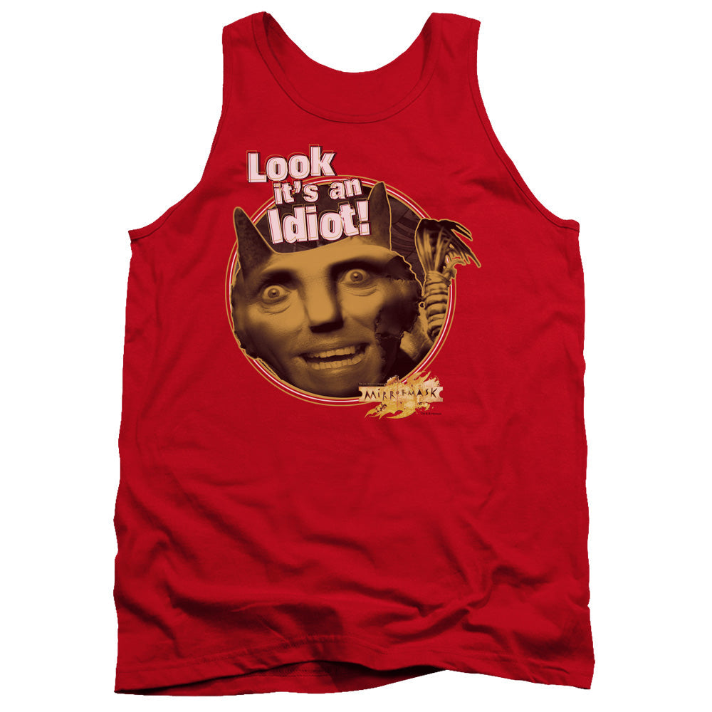 Mirrormask Riddle Me This Mens Tank Top Shirt Red Officially Licensed