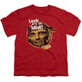 Mirrormask Riddle Me This Kids Youth T Shirt Red Officially Licensed