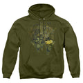 Mirrormask Dont Let Them Mens Hoodie Military Green Officially Licensed