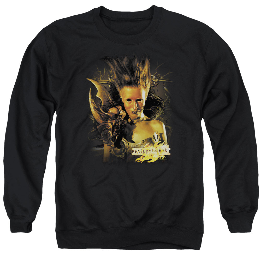 Mirrormask Queen Of Shadows Mens Crewneck Sweatshirt Black Officially Licensed