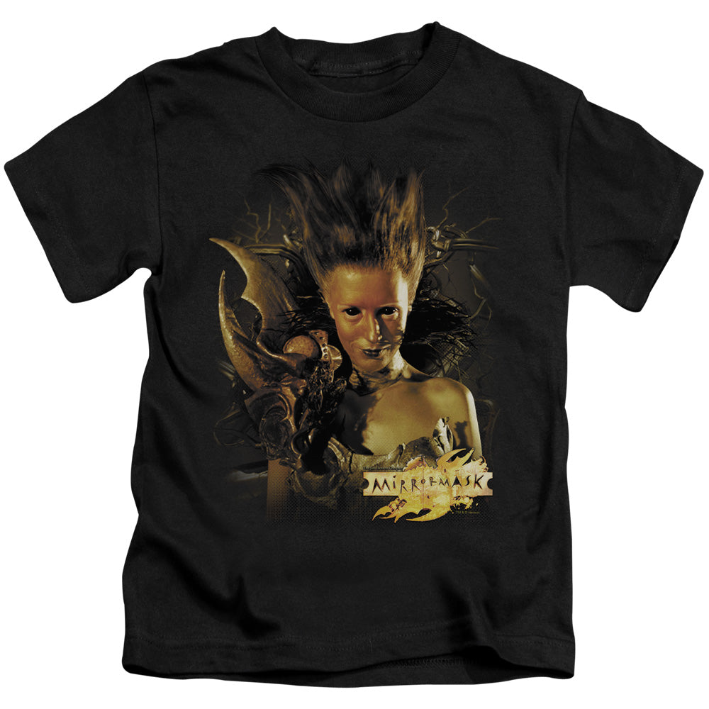 Mirrormask Queen Of Shadows Juvenile Kids Youth T Shirt Black Officially Licensed