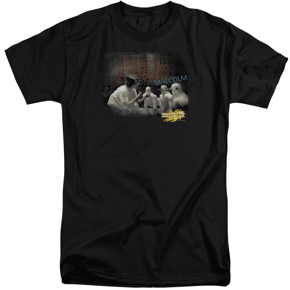 Mirrormask Bob Malcolm Mens Tall T Shirt Black Officially Licensed