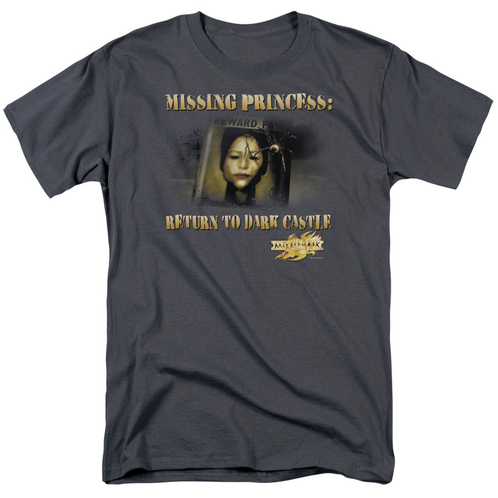 Mirrormask Missing Princess Mens T Shirt Charcoal Officially Licensed