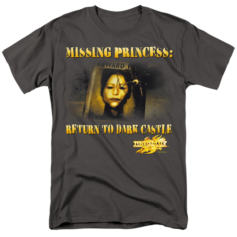 Mirrormask Missing Princess Mens T Shirt Charcoal Officially Licensed