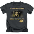 Mirrormask Missing Princess Juvenile Kids Youth T Shirt Charcoal Officially Licensed