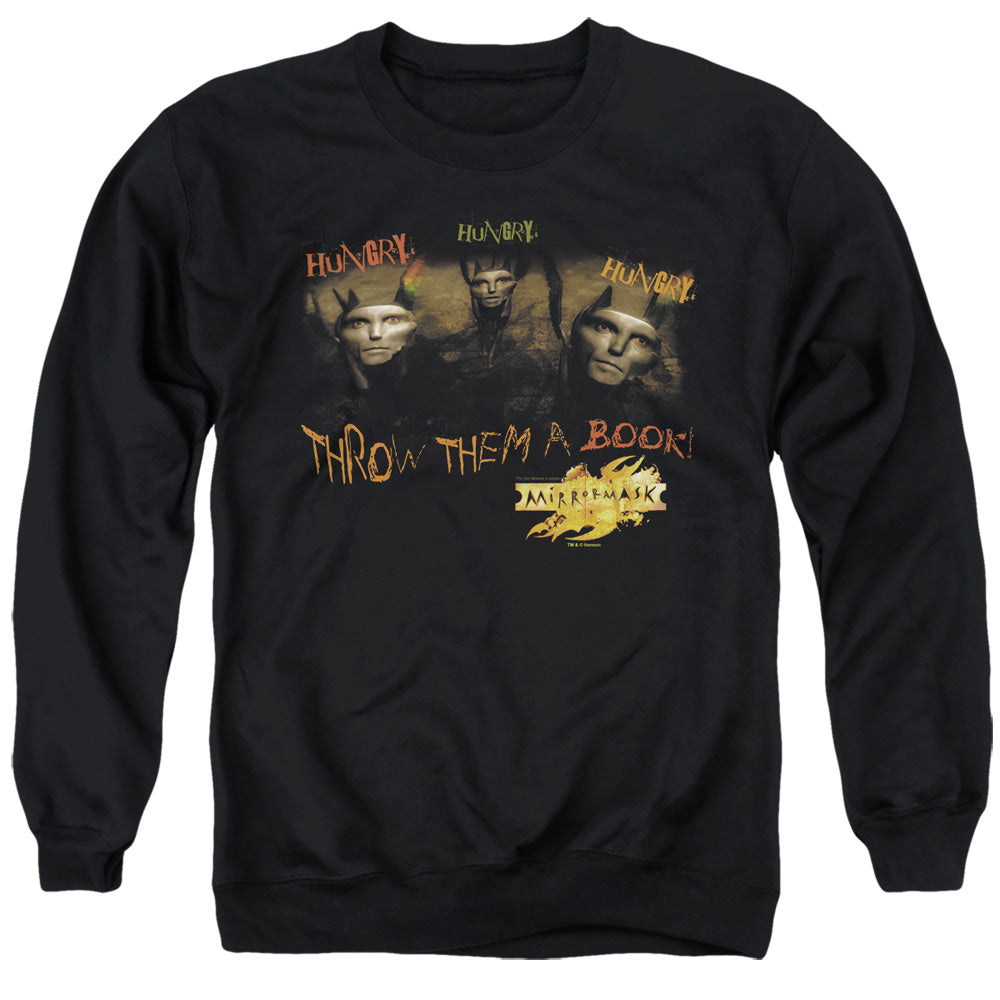 Mirrormask Hungry Mens Crewneck Sweatshirt Black Officially Licensed