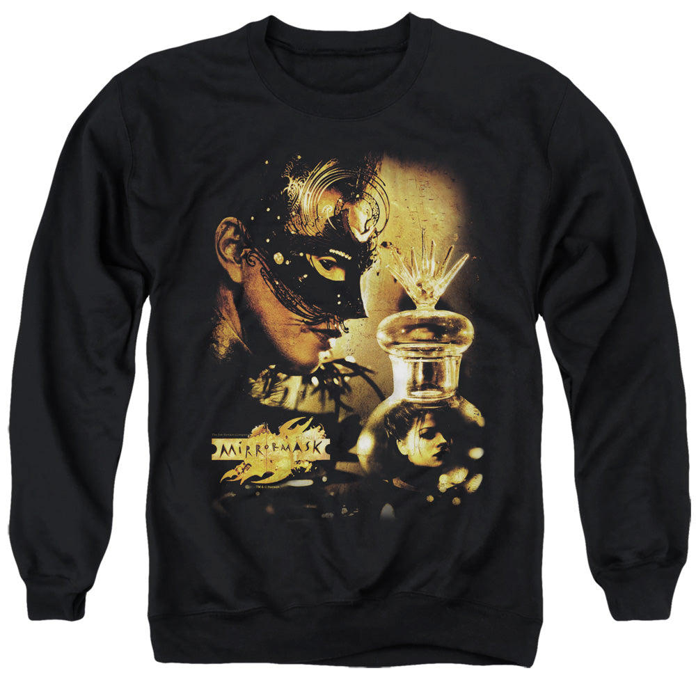 Mirrormask Trapped Mens Crewneck Sweatshirt Black Officially Licensed