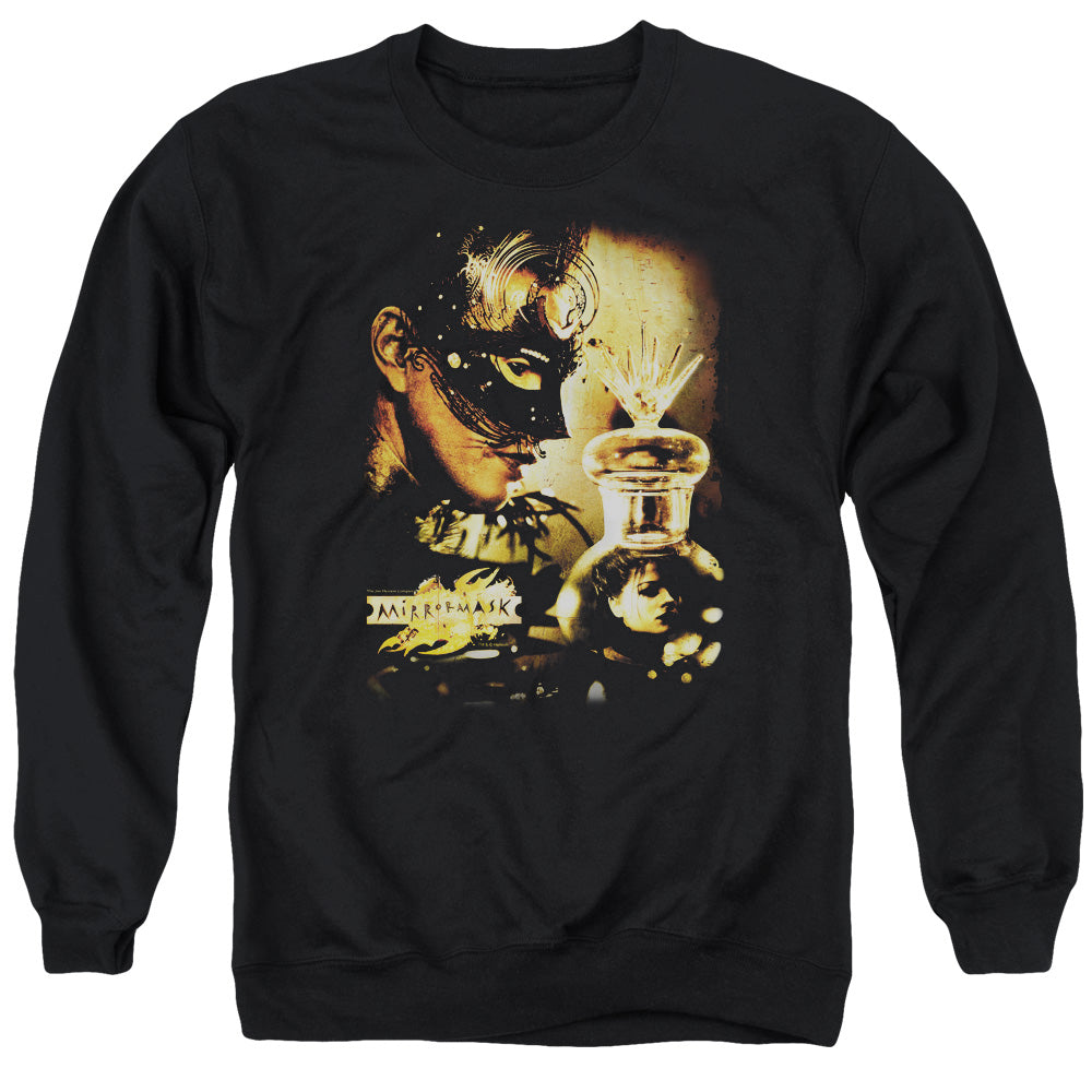 Mirrormask Trapped Mens Crewneck Sweatshirt Black Officially Licensed