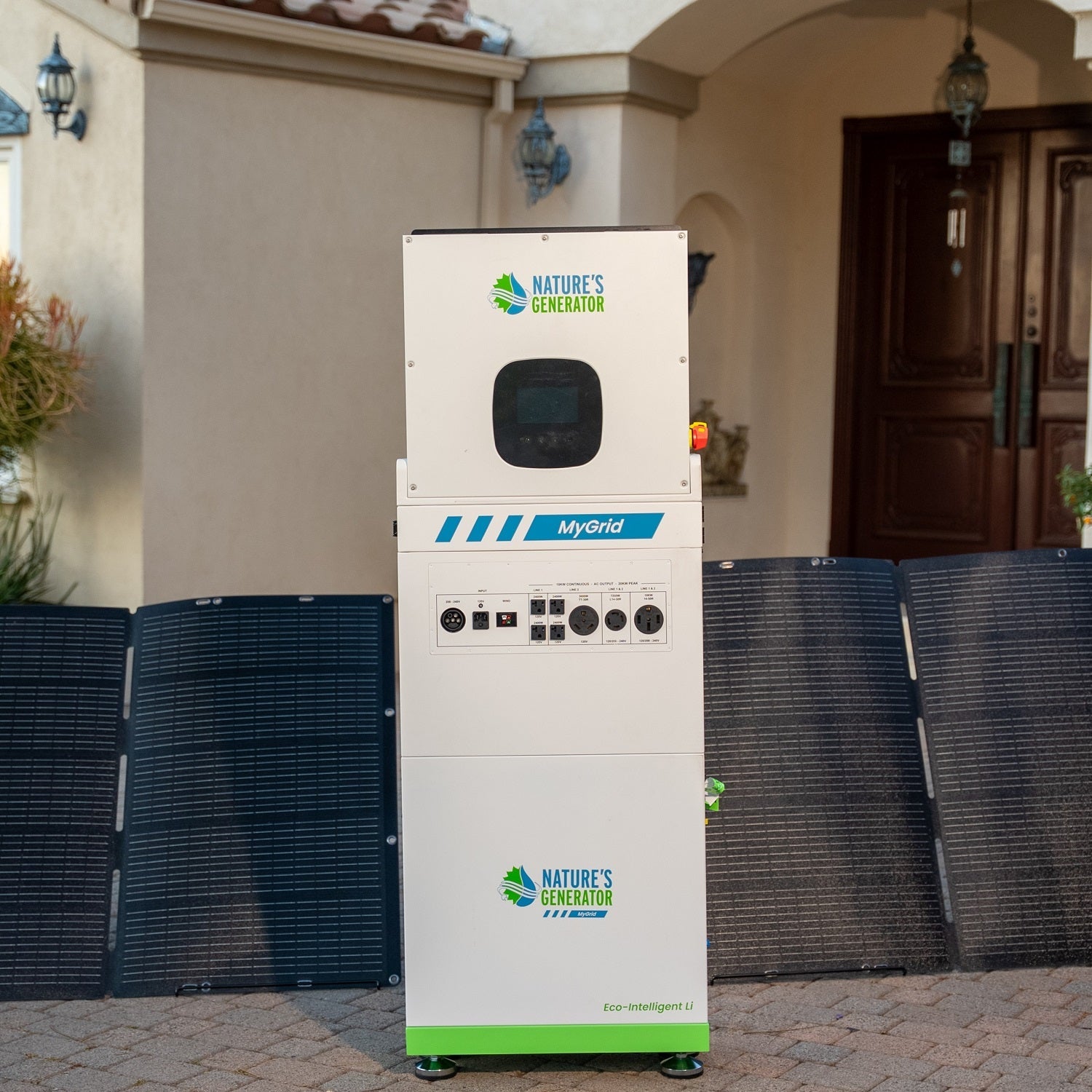 MyGrid 10K with Transfer Switch for House Battery Backup