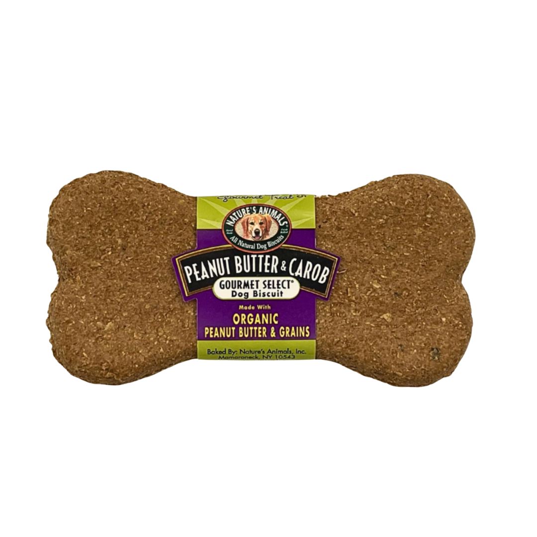 Nature’s Animals Gourmet Select Organic Peanut Butter & Carob – 2 oz