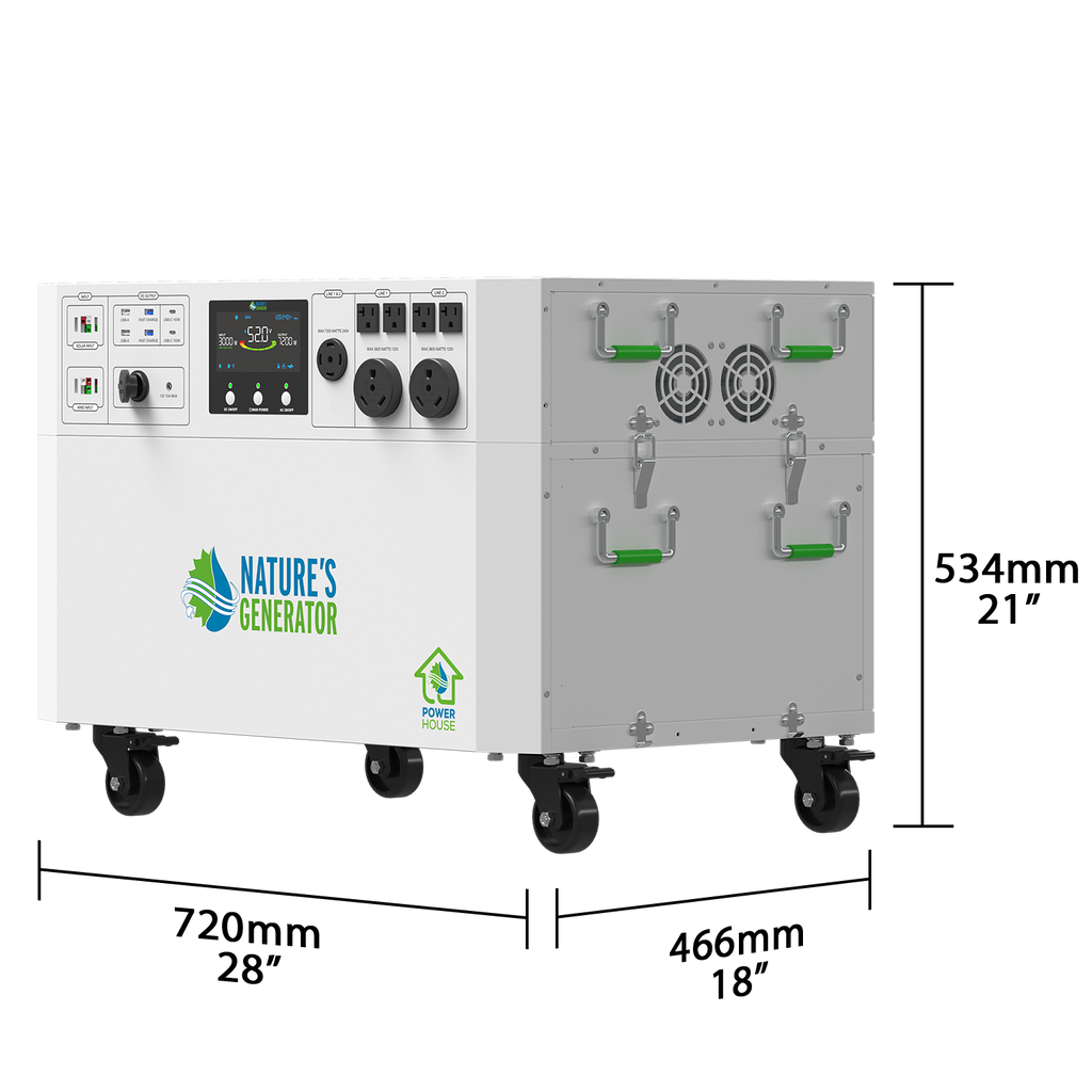 Powerhouse V2 Solar Generator and Transfer Switch