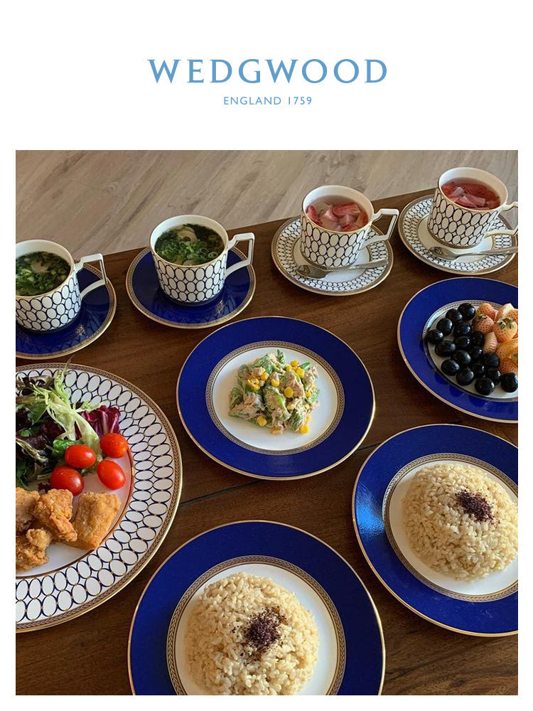 European Gold Wedgwood Tableware Set
