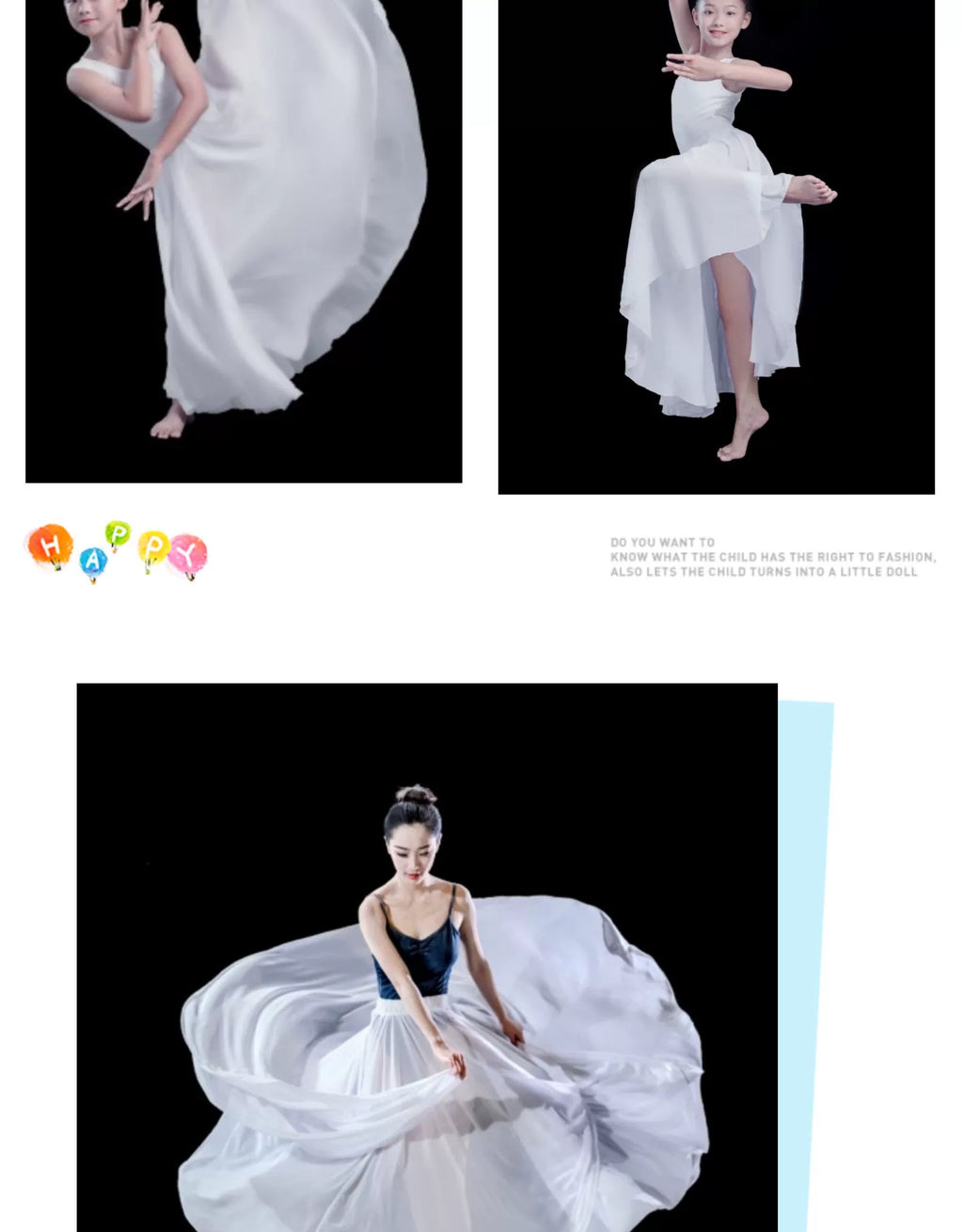 720-Degree Large Hem Half-Length Yarn Dance  Skirt
