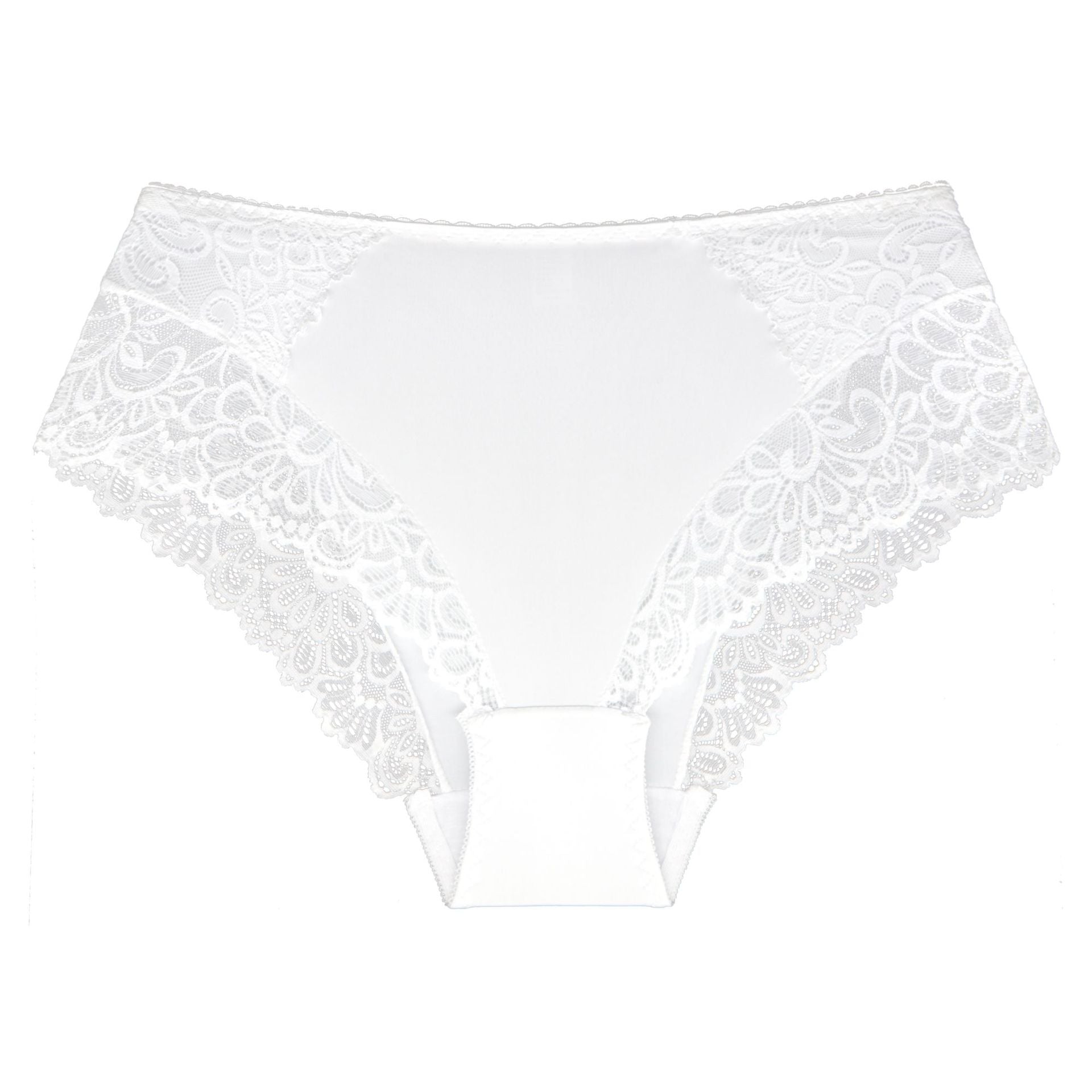 Lace Plus Size Women's Triangle High Waist Underwear