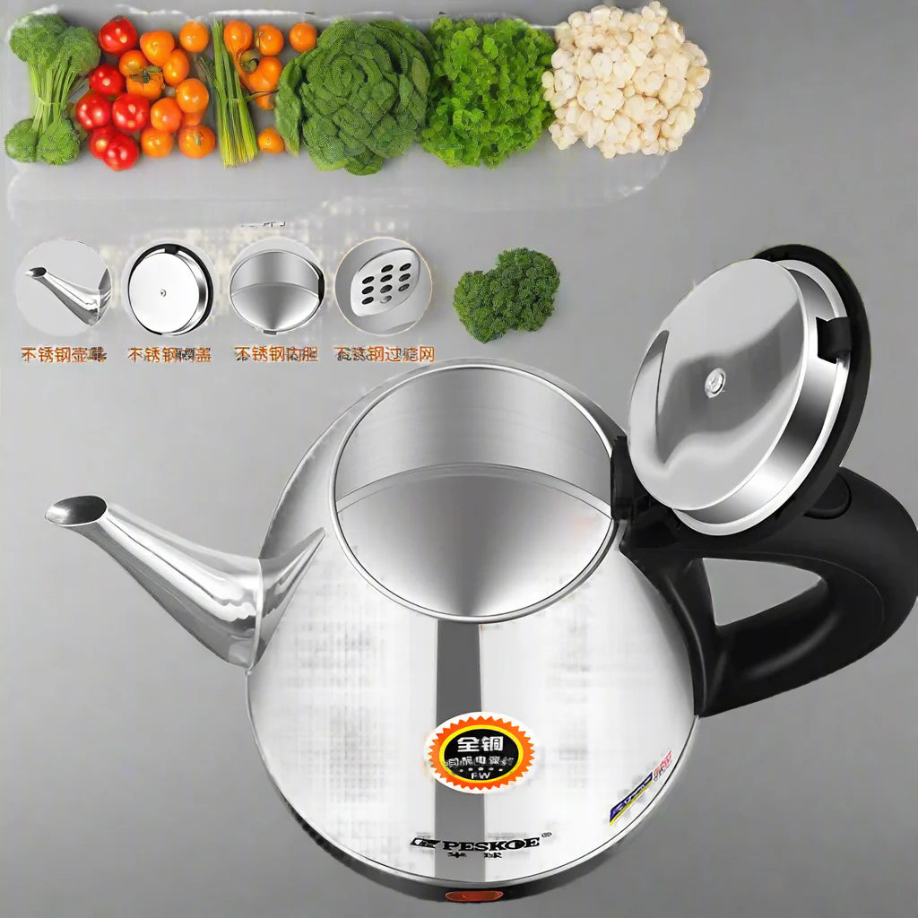 Hemisphere Stainless Steel Kettle Electric Heating Automatic Home Use Tea Special Small Dormitory Kettle Small Capacity Mini