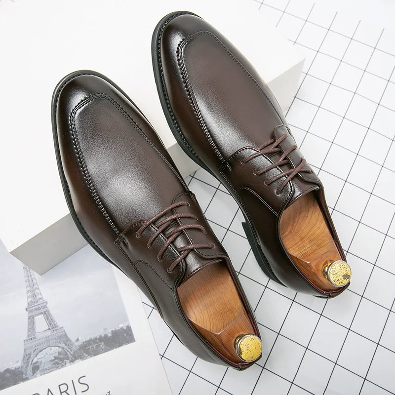 Black Casual plus Size Men's Shoes