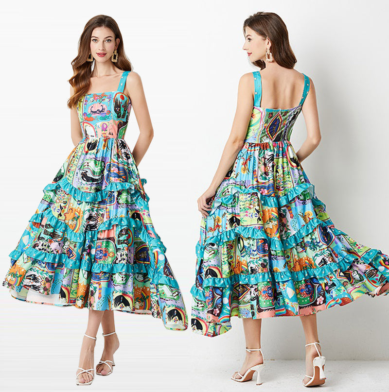 Summer Celebrity Short Sleeve Dress