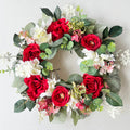 30cm Artificial Floral Car Wedding Wreath Decoration