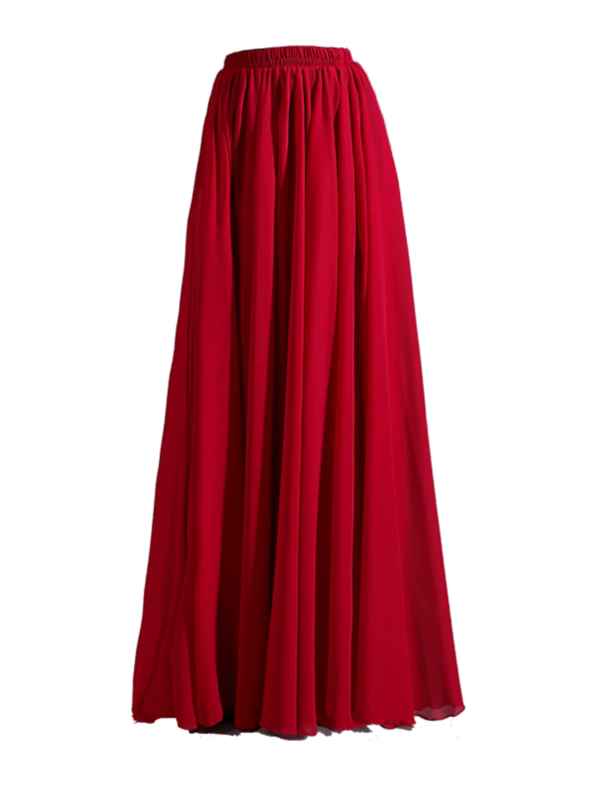 720-Degree Large Hem Half-Length Yarn Dance  Skirt
