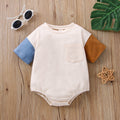 Newborn Solid Color Fashion One-piece Toddler Jumpsuit