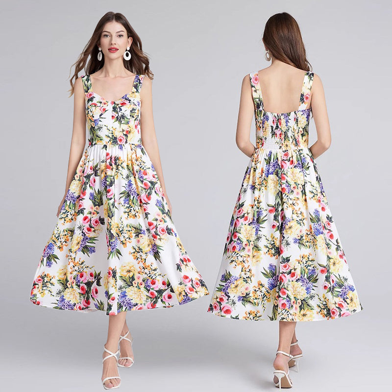 Summer Celebrity Short Sleeve Dress