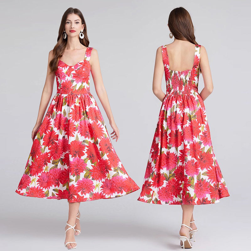 Summer Celebrity Short Sleeve Dress
