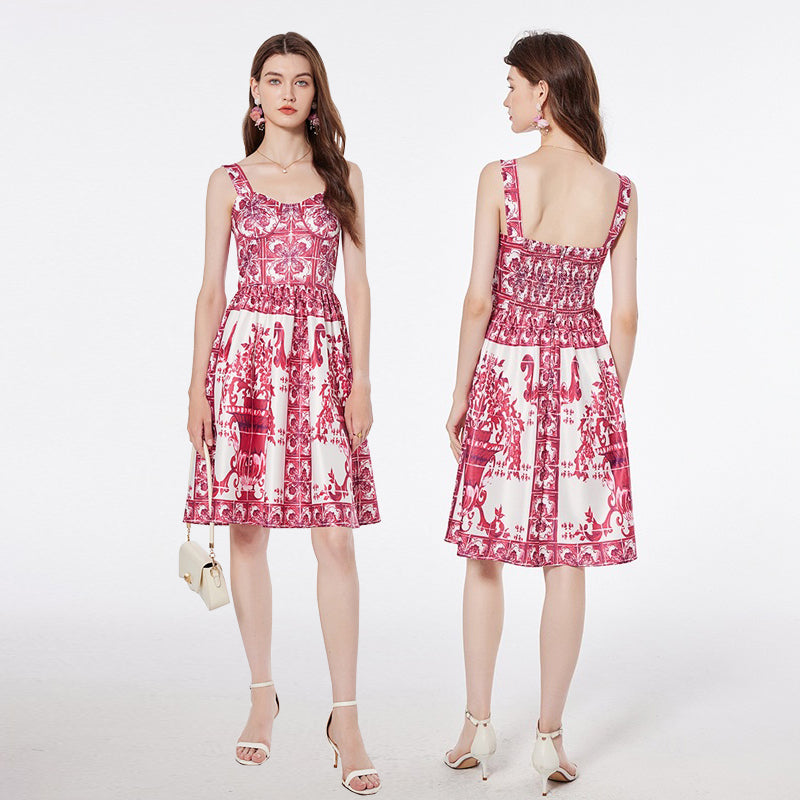 Summer Celebrity Short Sleeve Dress