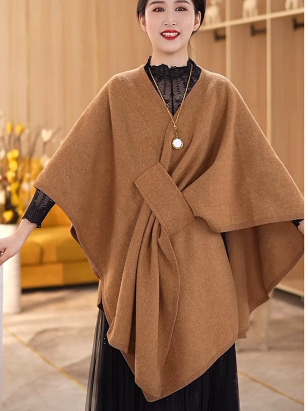 Cardigan Loose Shawl Plus Size